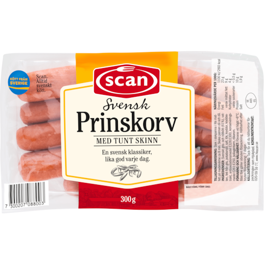 Prinskorv 300g