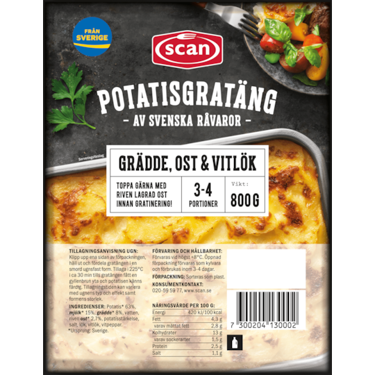 Potatisgratäng 800g