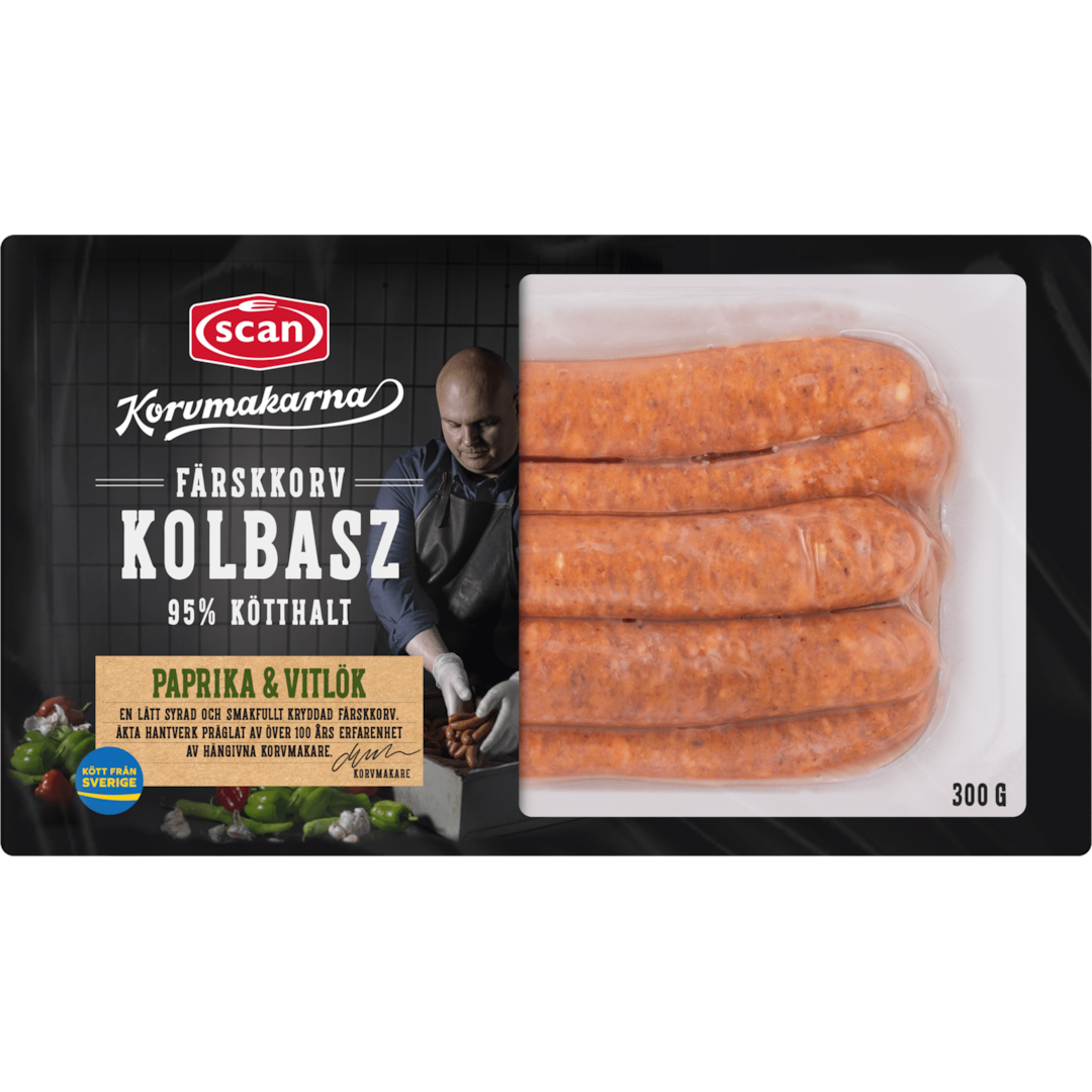 Färskkorv Kolbasz