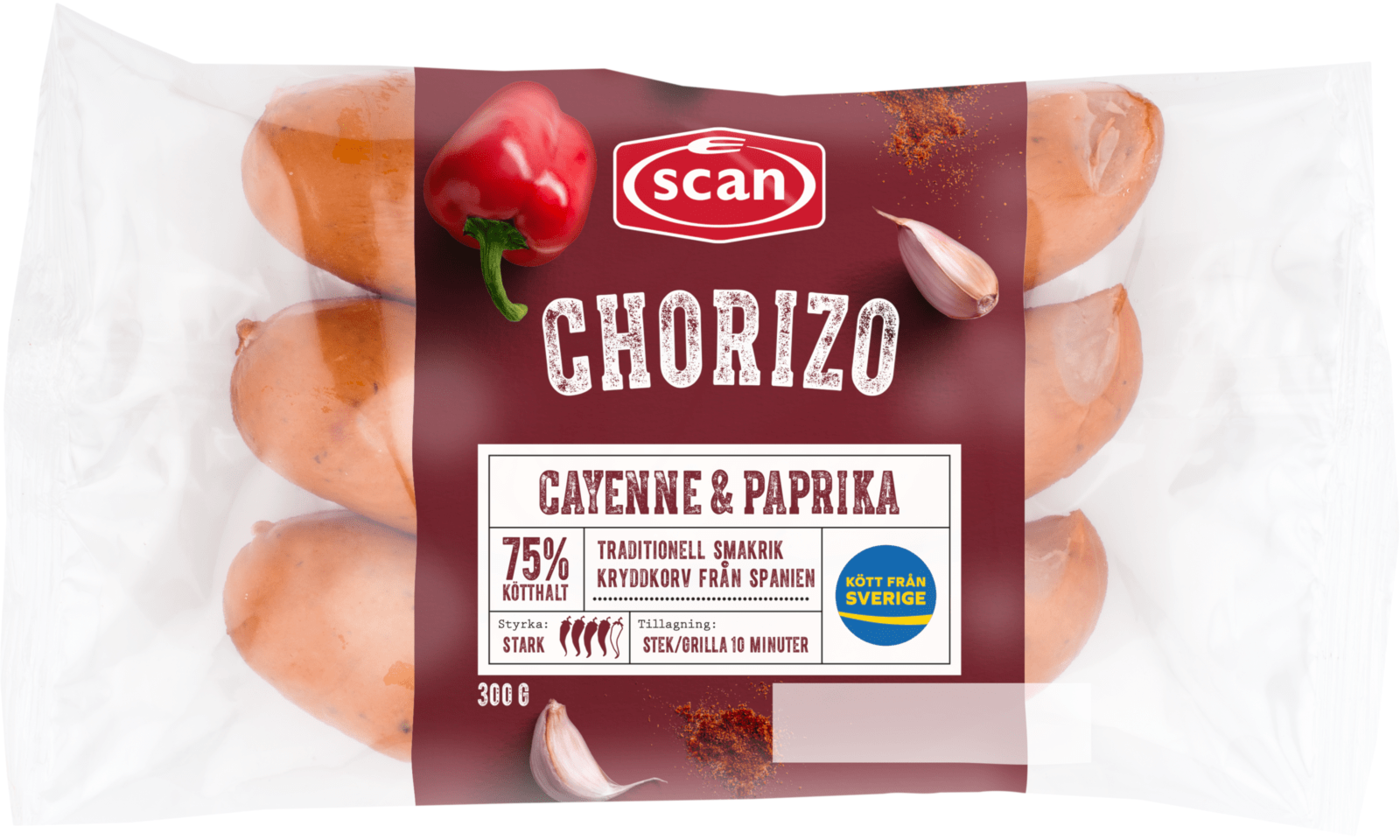 602956 CHORIZO 300G OVAN